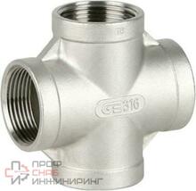 Крестовина GENEBRE 0180 05, DN020 (3/4")  PN20, корпус - AISI316 (CF8M)  ВР-ВР