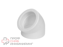 Угольник полипропиленовый соединительный 45° КОНТУР PP-R 110/45