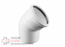 Отвод, 45°, 160, PP (полипропилен) Rehau