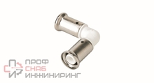 Угольник 90° 26-26, Henco PKW, 1, пресс-пресс, PVDF