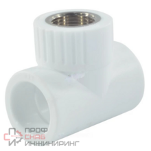 Тройник комбинированный PPR полипропилен РОСТУРПЛАСТ ВР 32х1"