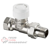 Вентиль Oventrop серия AV9, проходной, DN-15, 1/2", ВН, никелированный