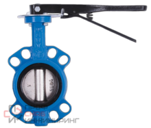 Затвор дисковый поворотный межфланцевый Water Technics BVGR WT DN 80 PN16