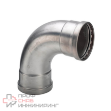 Отвод НB 90 град. Sanpress Inox XL, нержав.сталь, 76,1 мм