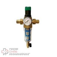 Фильтр ViEiR с регулятором давления и манометром 1/2" для холод. воды