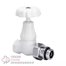 Клапан SR Rubinetterie прямой серия Floral Old Style 1/2, цвет белый