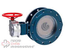 Затвор дисковый PALUR-ZD-3EX Фланцевый Ду300 Ру6 редуктор ручной