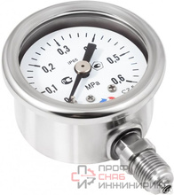 Манометр Росма ТМ-221Р.0 (0-0,4MPa) 1/4.2,5