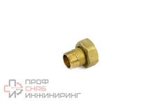 Соединение с накидной гайкой 3/4"-1/2", General Fittings 2700, резьба-резьба, вн.- нар., латунь