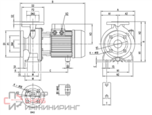 Насос Ebara 3D E/I 40-125/1.5