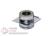 Площадка монтажная Ferrum (430 + нержавеющая сталь/1.5) Ф130х200