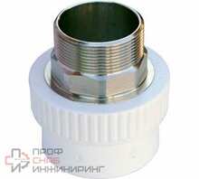 Муфта PPRC 63 x 2" НР под ключ 10135063 Valfex