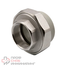 Муфта комбинированная разъёмная вн 50х1 1/2'' EVER® plast серый