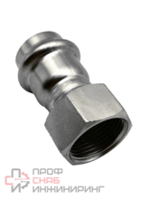 Переходник пресс из нержавеющей стали 22х3/4 пр/г TIM