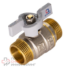 Кран шаровой для воды CTM СТАНДАРТ 1/2" НР/НР бабочка