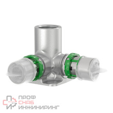 ПРЕСС Тройник 16х1/2"М установочный H53мм Comap