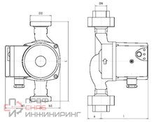 Насос ImpPumps NMT PLUS 25/90-180