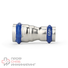 Муфта двухраструбная переходная Varmega Inox Press 28x22