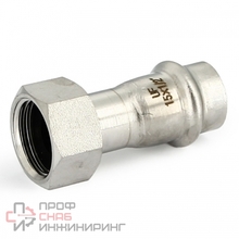 Муфта пресс-В Uni-fitt 18 х 1/2", нержавеющая сталь