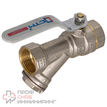 Вентиль шаровой СТМ 1/2 с фильтром ручка