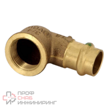 Угловой переход BP 90° Sanpress с SC-Contur 18x3/4", бронза, модель 2214.2