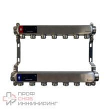 Коллектор WAAG 1"х3/4", 7 выходов, сталь нержавеющая