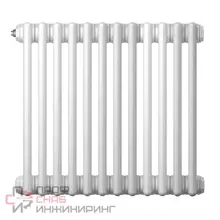 Радиатор труб. Zehnder Charleston 3030, 42 сек.1/2 ниж.подк. RAL9016 (кроншт.в компл)