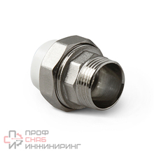 Муфта Pro Aqua PPR комбинированная разъемная с наружной резьбой DN 40 х 1 1/4″