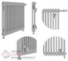 Трубчатый радиатор WABEH ST 2057-12 U 1/2 RAL9005