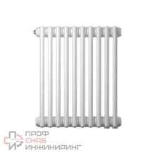 Радиатор труб. Zehnder Charleston 3030, 18 сек.1/2 бок.подк. RAL9016 (кроншт.в компл)