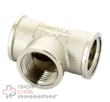 Тройник Tiemme 1/2' ВР никелированный