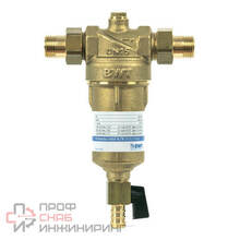 Фильтр сетчатый BWT Protector mini H/R резьбовой 3/4" PN25 латунь со сливным краном