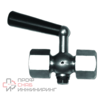 Кран для манометра 3-ходовой латунь MV25-015 Ду 15 Ру16 ВР/ВР G1/2" с рукояткой без фланца ADL HN01A104924
