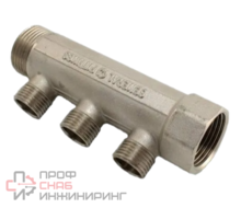 Коллектор General Fittings 1"в.р-н.р. - 3 - 1/2" н.р.