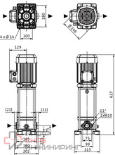 Насос Wilo MEDANA CV1-L.410-1/E/E/16O