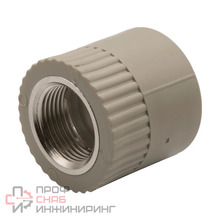 Муфта комб. вн 32х3/4'' EVER® plast серый