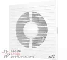 Вентилятор ERA D125 E 125 S C канальный осевой вытяжной с обратным клапаном, с антимоск. сеткой, декор. решетка