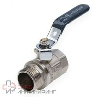 Кран шаровой AQUALINK 2 ручка резьба внутренняя - наружная
