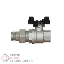 Кран шаровой Elsen Strong T 3/4" НВ ручка-бабочка с разъемным соединением