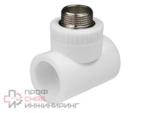 Тройник полипропиленовый комбинированный КОНТУР PP-R D32-1/2" н/р