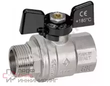 Кран шаровой 1 1/4", PN25, Bugatti OREGON 307