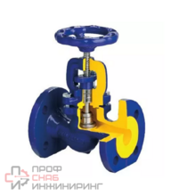 Вентиль запорный сальниковый Zetkama DN200, PN16, корпус - чугун GJL-250 (GG25)  Ф/Ф, штурвал