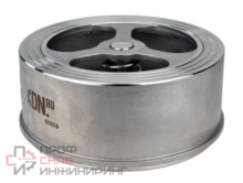 Клапан обратный DN.ru VCS3232-Fb Ду125 Ру25 межфланцевый, пружинный, корпус - нержавеющая сталь AISI 316, диск - нержавеющая сталь AISI 316