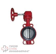 Затвор чугунный поворотный межфланцевый ABRA-BUV-VF866D600G Ру16 с редуктором