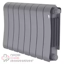 Радиатор биметаллический Royal Thermo Infinity 300 Silver Satin VR80 - 12 секц.