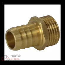 Переходник SantechSystems Дн25х3/4" НР латунь для шланга неразъемный