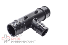 Тройник 32-25-32, WAAG Xpand, обж.кольцо-обж.кольцо, полифениленсульфон