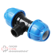 Тройник Pro Aqua Unio с наружной резьбой 25x1x25