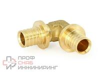 Угольник 90° 25 аксиальный для труб PE-X Uni-fitt
