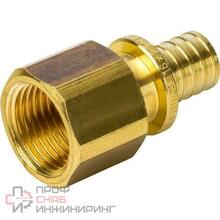 Переходник 16-1/2", General Fittings 3400, надв.гильза-резьба, вн., латунь